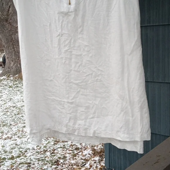 Linen tunic top Med Ellen Tracy - Picture 5 of 9